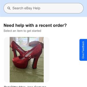 Comfortable Wizard of Oz Ruby shoes with 5 inches heel